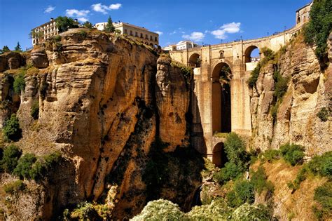 Ronda, Andalucia, Spain, Aqueduct, Mountain, Bridge, Arch, Canyon ...