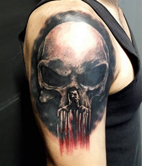 101 Amazing Punisher Skull Tattoo Ideas You Need To See! | Outsons | Men's Fashion Tips And ...