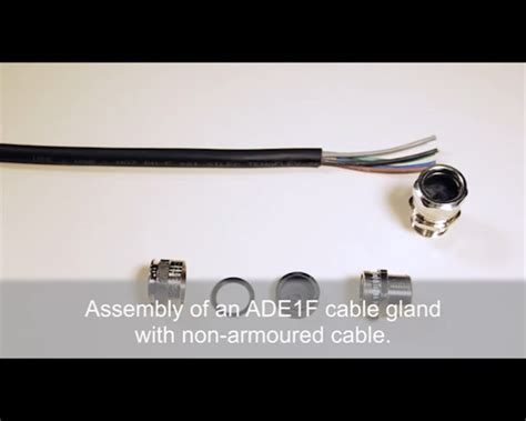 ADE 1F2 Cable Gland Installation Video - Eaton videos