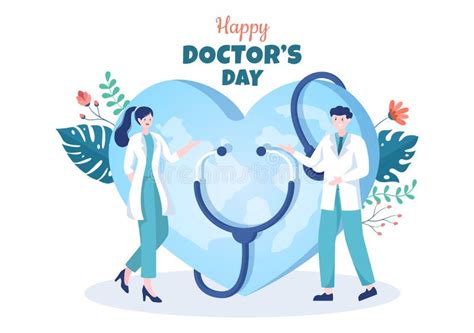 World Doctors Day Vector Illustration for Greeting Card, Poster or ...