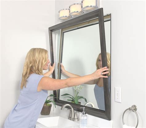 Mirror, mirror (stuck?!) on the wall? Add a frame to an on-the-wall ...