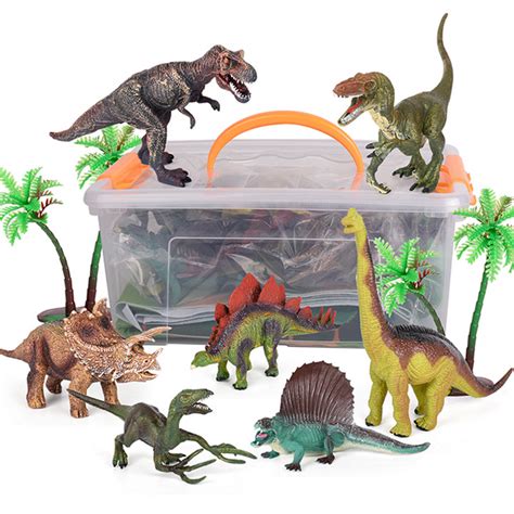 Kids Dinosaur Toys for Boys Girls Educational Big Toy Dinosaurs Playsets Figures on Activity ...