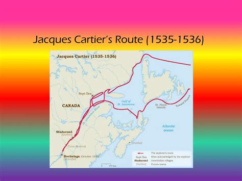 Jacques Cartier Voyage Route Map | Hot Sex Picture