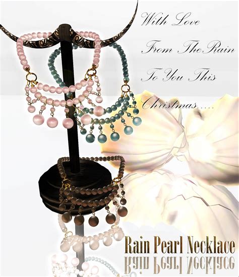 Bubblez Style: Rain Pearl Necklace - Christmas Gift Especially for Bubblez Design Group Members