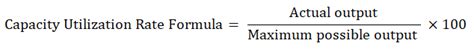 Capacity Utilization Rate Formula | Calculator (Excel template)