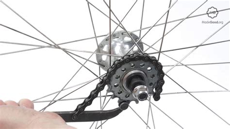 Remove A Bike Wheel’s Fixed Sprocket - YouTube