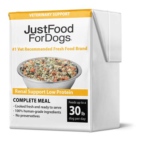 JustFoodForDogs Renal Support Low Protein Dog Food 12.5 oz