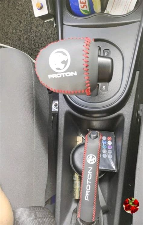 Proton Saga VVT 2019-2022 Gear Knob Handbrake DIY Cover, Auto ...