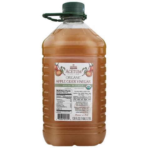 Acetum Organic Apple Cider Vinegar with the Mother, 128 fl. oz ...