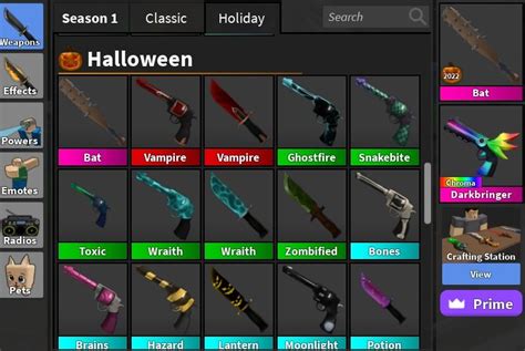 Roblox MM2 - Bat Knife x1 (LIMITED), 電子遊戲, 遊戲機配件, 遊戲週邊商品 - Carousell