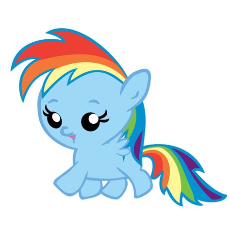 Rainbow Dash baby by Fluttercaat on DeviantArt