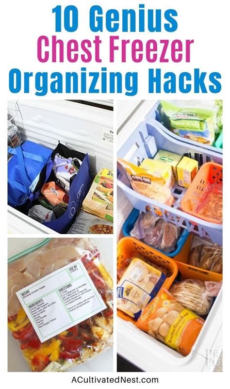 Ideas for Organizing a Chest Freezer- Kitchen Organization in 2020 | Chest freezer, Chest ...