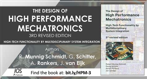 3rd revised edition of the book 'The Design of High Performance Mechatronics'