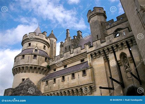 Castle of Pierrefonds stock photo. Image of architecture - 8438294