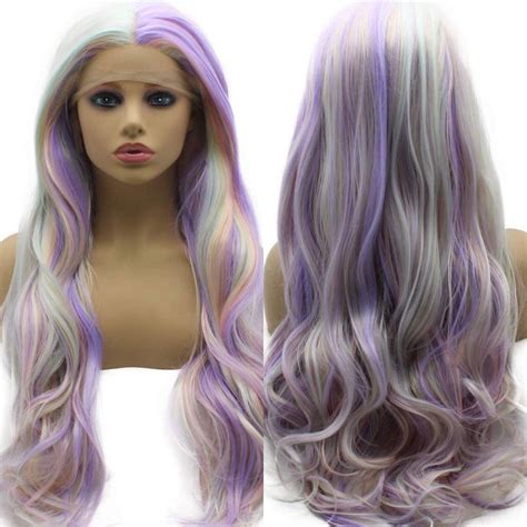 Unicorn Collection 22 Ombré Pastel Fairy Color Lacefront Wig NEW - Etsy ...