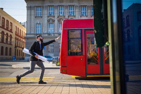 Running To Catch Bus Stock Photos, Pictures & Royalty-Free Images - iStock