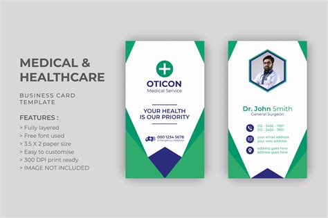 Medical or Doctor Visiting Card Design Graphic by Salman Mahadi · Creative Fabrica