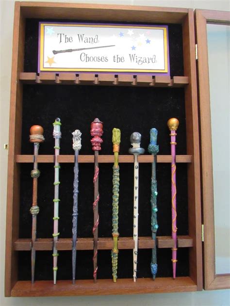 Harry Potter Wizard Wand Display Case | Harry potter decor, Wands ...