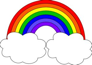 Black and white rainbow outline free clipart images 2 – Clipartix