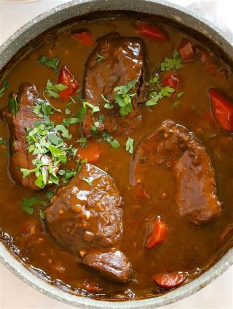 Braised Steak {with Rich Gravy}