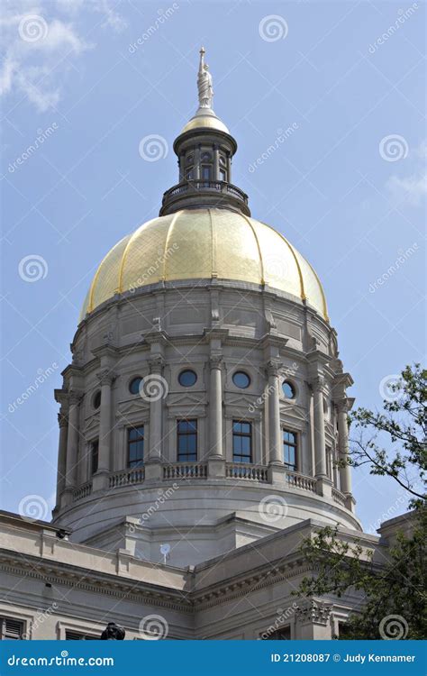 Georgia State Capitol Dome stock image. Image of dome - 21208087