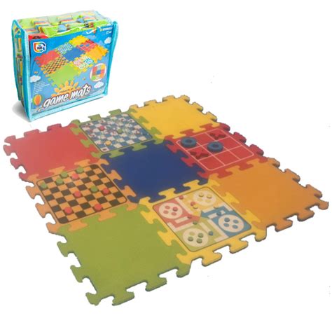 9 x Foam Interlocking Board Game Mats