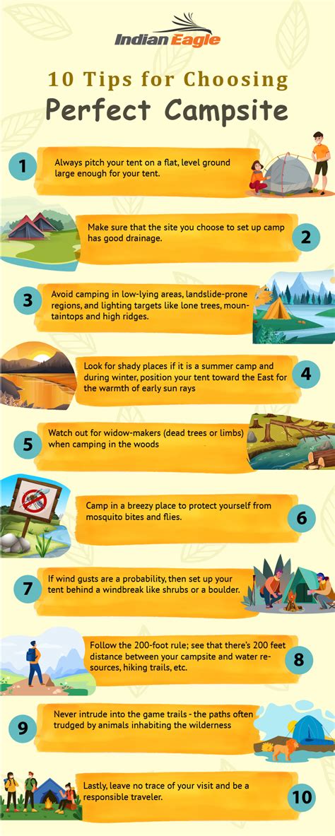 10 Tips for Beginners on How to Choose a Perfect Campsite