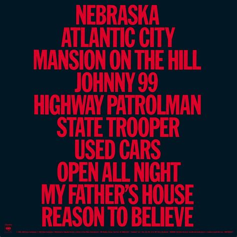 Nebraska | Bruce Springsteen