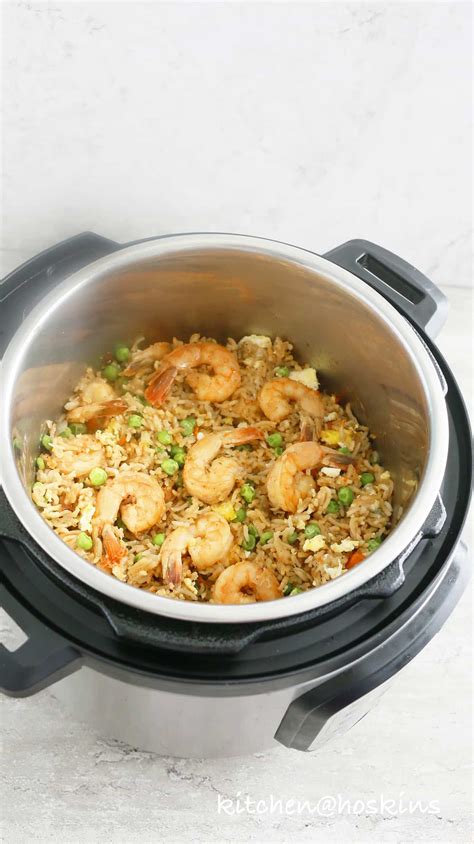 Instant Pot Shrimp Fried Rice - Kitchen @ Hoskins