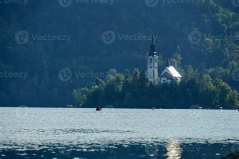 Bled Lake view 14446656 Stock Photo at Vecteezy