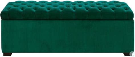 Carson Emerald Shoe Storage Bench from Elements Furniture | Coleman ...