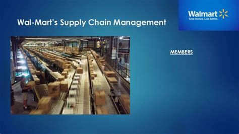 Supply Chain Management - Walmart