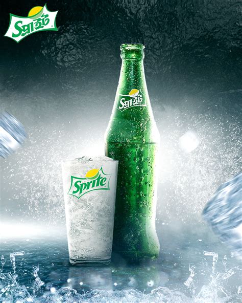 Product promotion social media ads design for Sprite on Behance