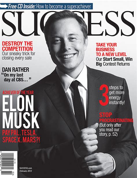 SUCCESS Magazine February 2013 - Elon Musk