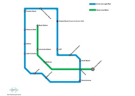 Peterborough Train Line Map