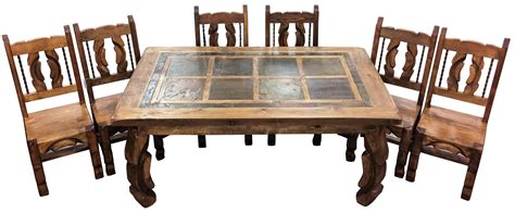 Santa Fe Slate wooden dining room table for sale at Rustler's Junction in Lampasas, TX | Wooden ...