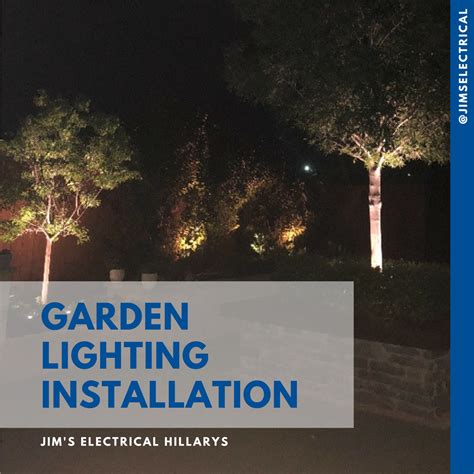 Garden Lighting Installation