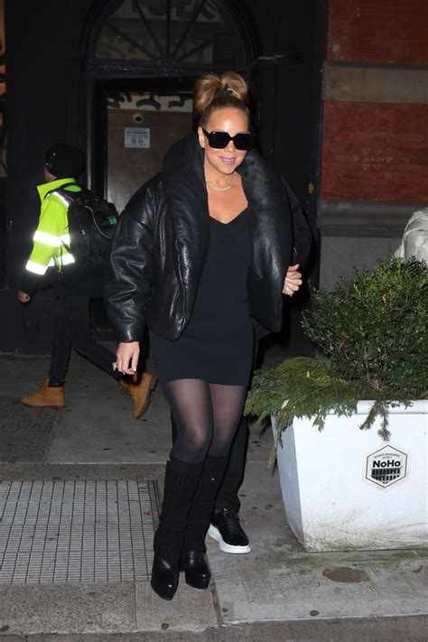 MARIAH CAREY Leaves a Recording Studio Session in New York 12/08/2023 ...