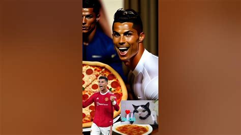 Ronaldo CR7 eating pizza ⭐️all characters #shorts #football #cartoon - YouTube