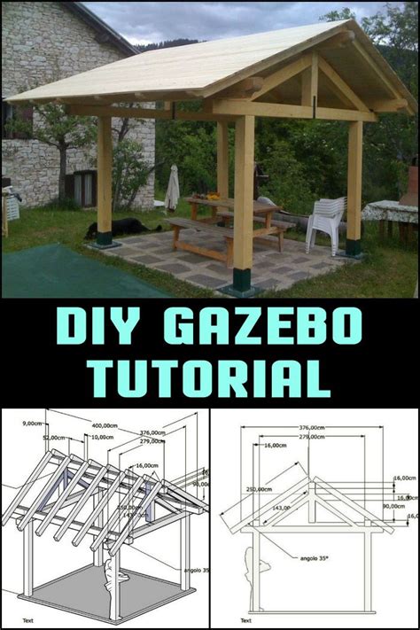 How To Build A Gazebo - Your Projects@OBN | Diy gazebo, Backyard, Gazebo plans