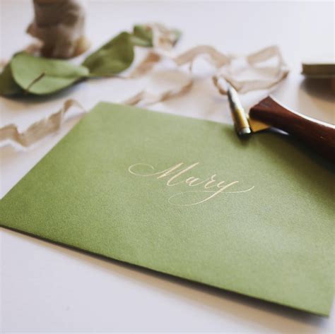 Envelope & Artistic Calligraphy — Emilime Designs