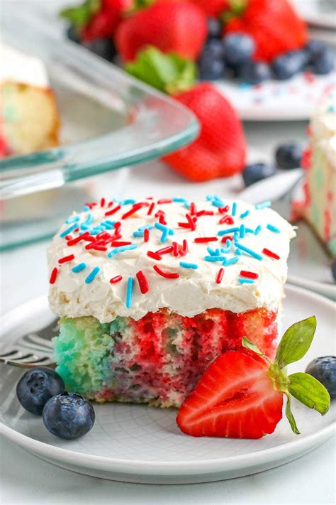 Easy 4th of July Cake Recipe | The Novice Chef