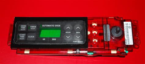 Part # WB27K10142 | 183D6012P002 - $79 GE Gas Oven Control Board (used, overlay fair - Black)