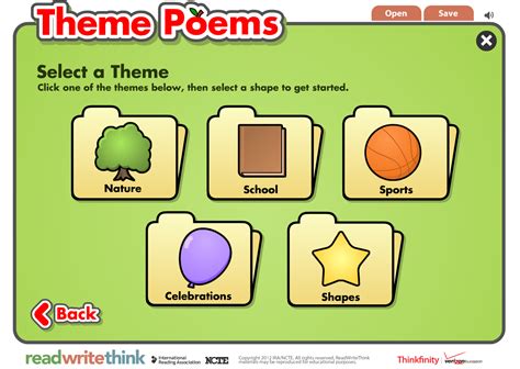 Free Technology for Teachers: Theme Poem Lesson Plans and Interactive Module