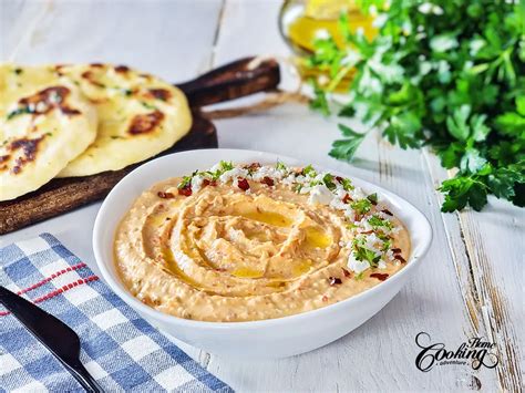 Spicy Greek Feta Dip - Tirokafteri - Home Cooking Adventure