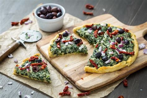 Forks Over Knives on Twitter: "Pizza with Creamed Spinach, Sun-Dried ...