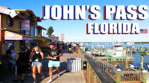 Johns Pass Village & Boardwalk Tour: Madeira Beach Florida 2021 - YouTube