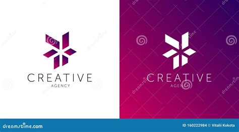 Creative Agency Logo. Graphic Design Editable for Your Design Stock Vector - Illustration of ...