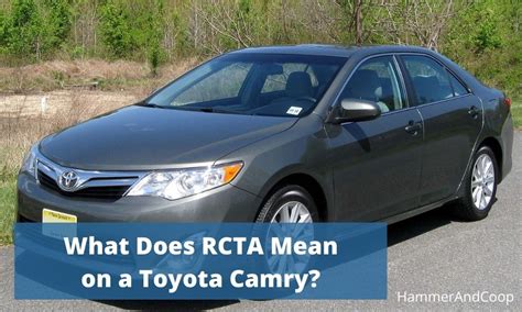 What Is RCTA On A Toyota Camry? | Toyota Ask