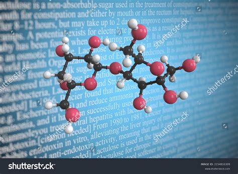 Molecular Model Lactulose 3d Rendering Stock Illustration 2154810309 | Shutterstock